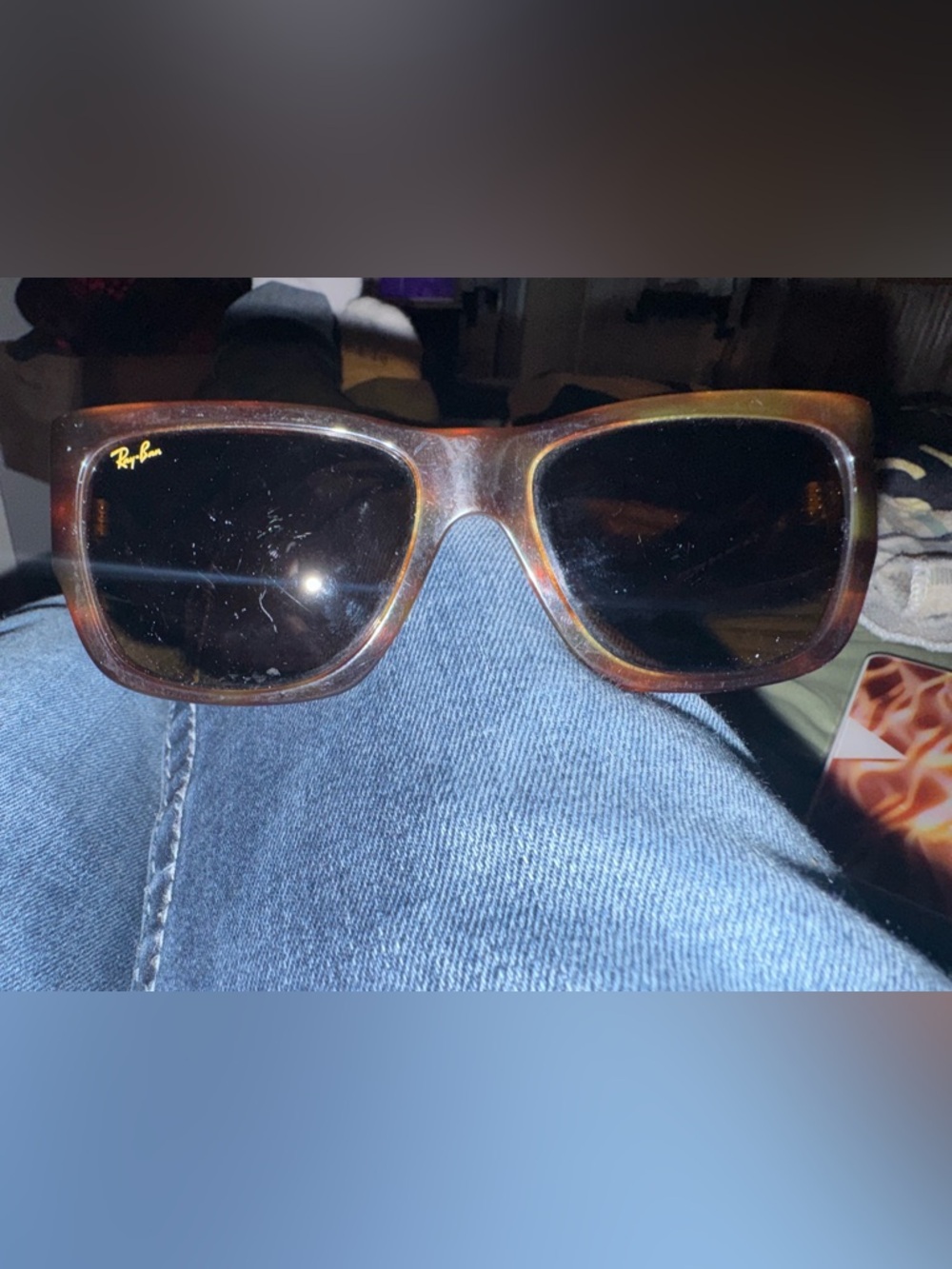 Ray-Ban Women’s Tortoiseshell Brown Square Sunglasses